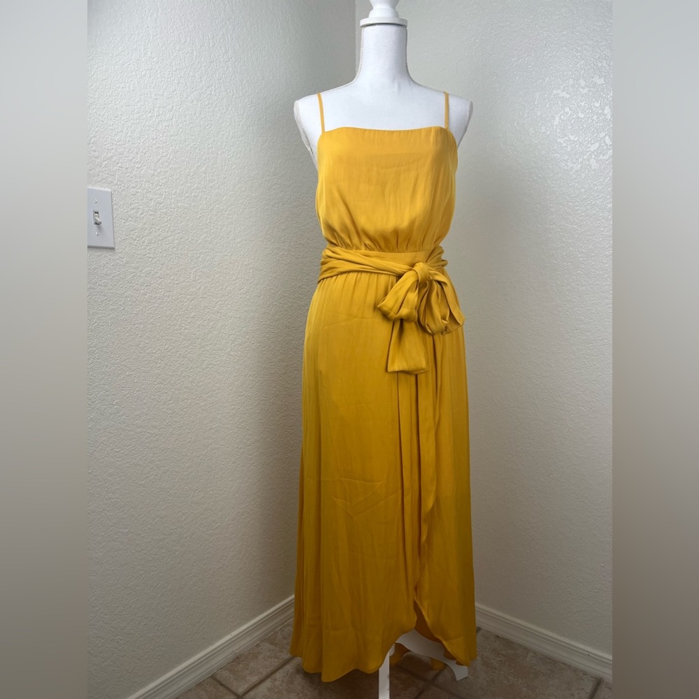 💥NWT💥 Modern Citizen Mila Layered Tank Dress. Marigold. Size Med. - Picture 3 of 8